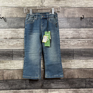 NWT ZANE SILVER BOOT CUT JEANS 2