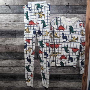 NWT HANNA 2PC ORGANIC DINOSAUR PJ 150 / 12