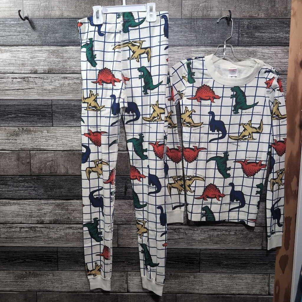 NWT HANNA 2PC ORGANIC DINOSAUR PJ 150 / 12