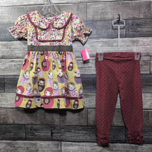 MATILDA JANE 2PC DRESS + LEGGINGS 18-24 MO