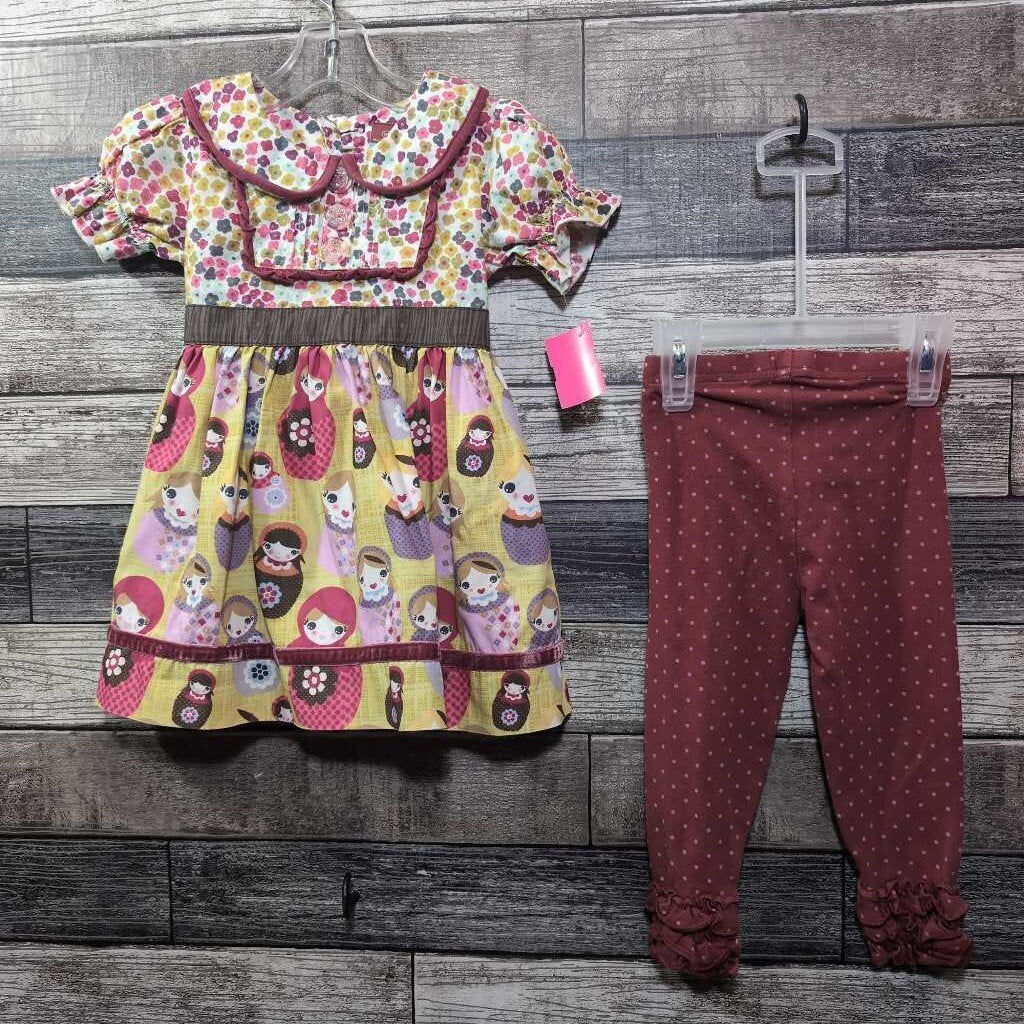 MATILDA JANE 2PC DRESS + LEGGINGS 18-24 MO