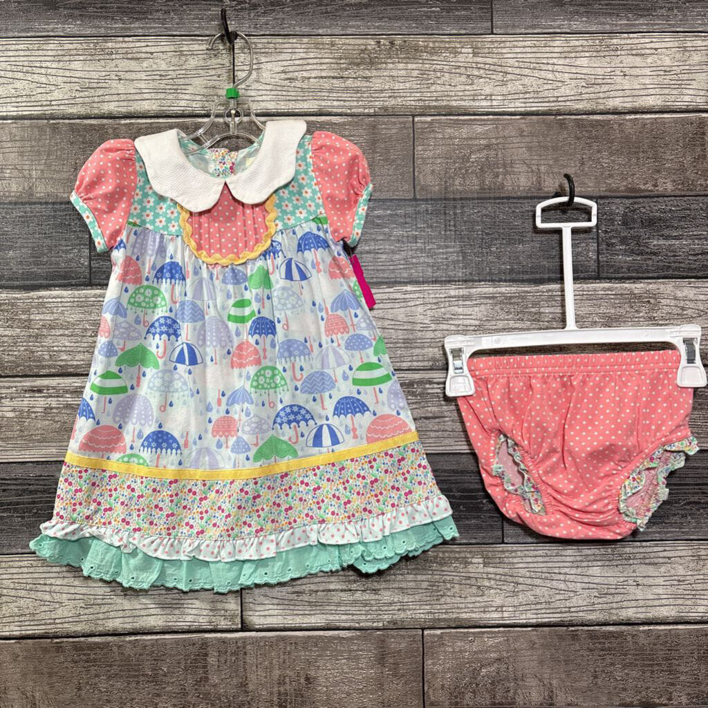 MATILDA JANE 2PC DRESS + BLOOMERS 12-18 MO