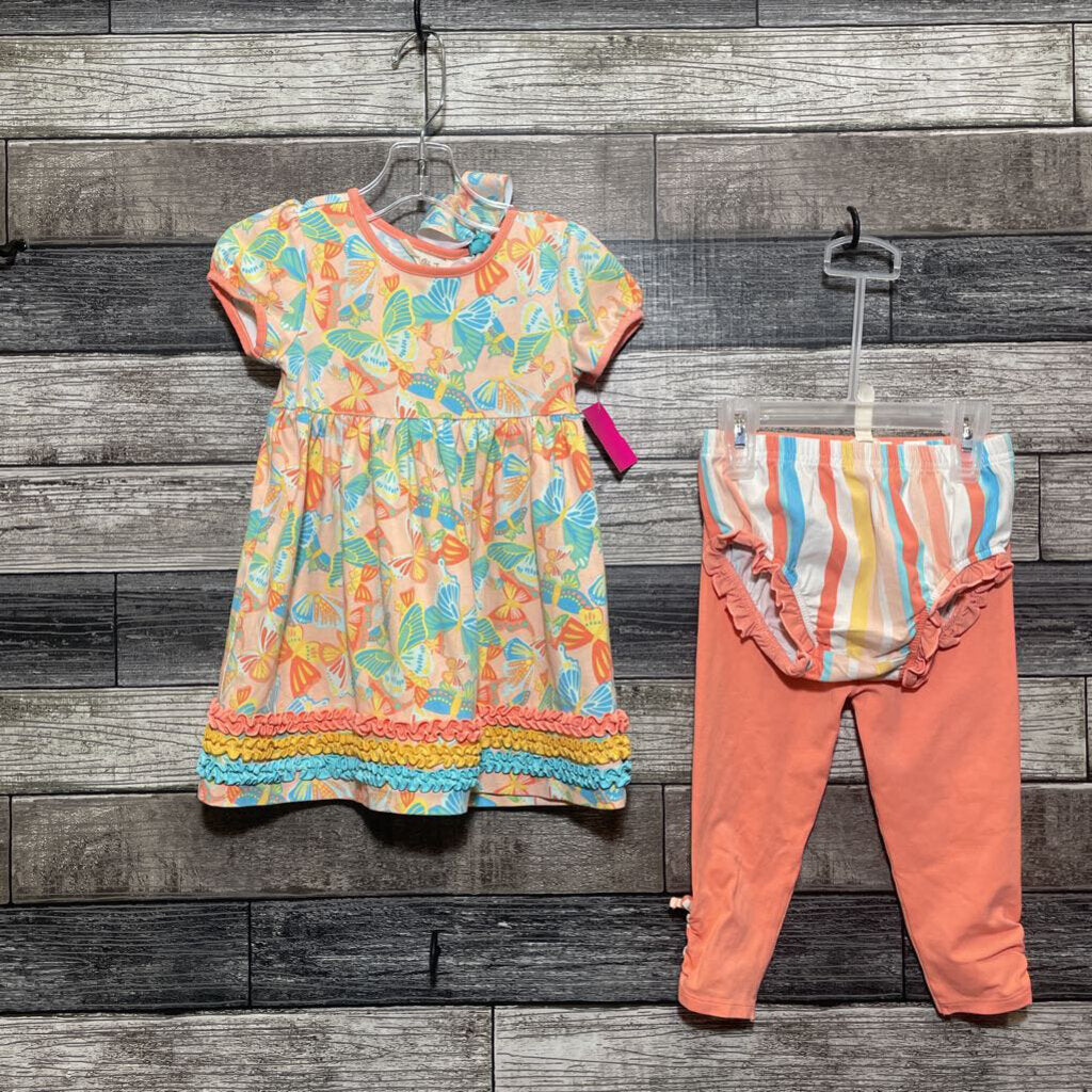 MATILDA JANE 3PC DRESS + LEGGINGS + BLOOMERS 18-24 MO