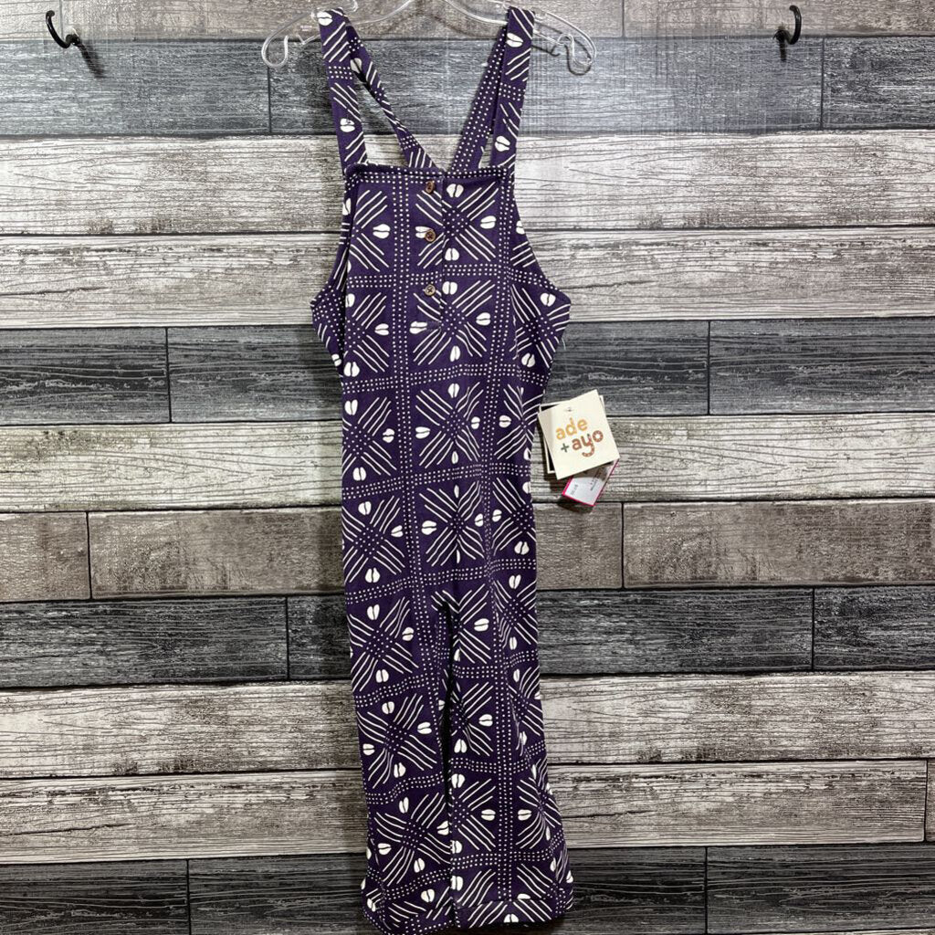NWT ADE + AYO COTTON PRINTED OVERALLS 2