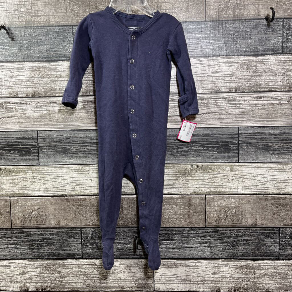 L'OVED BABY ORGANIC SNAP FOOTIE PJ 3-6 MO