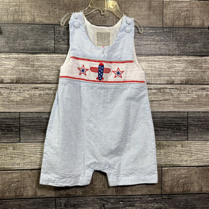 LIL CACTUS SMOCKED SEERSUCKER ROMPER 18-24 MO