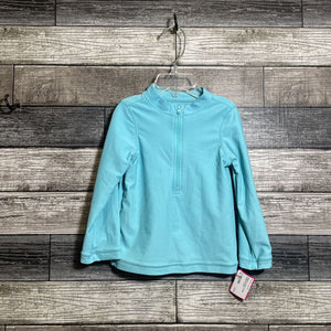PRIMARY 1/2 ZIP LS RASH GUARD 18-24 MO