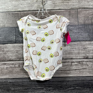 ANGEL DEAR SS BAMBOO BODYSUIT 0-3 MO