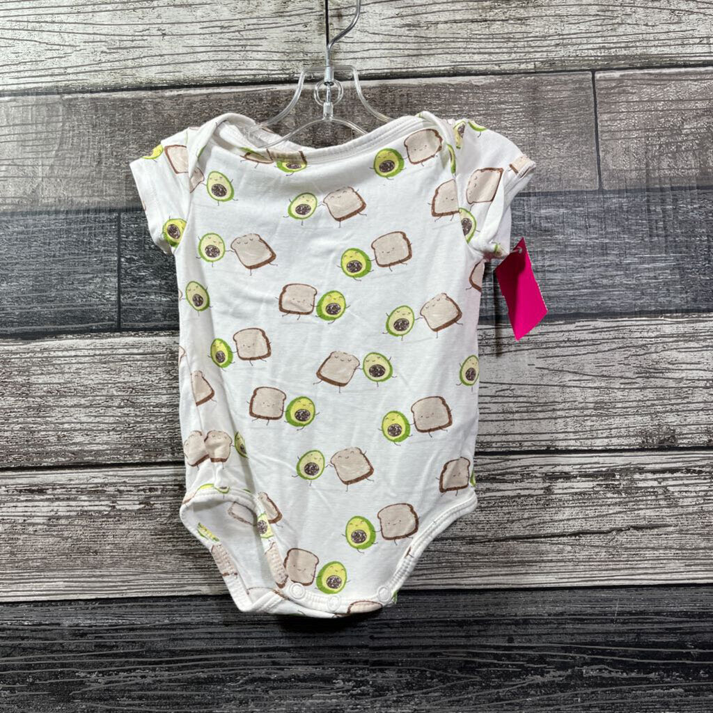 ANGEL DEAR SS BAMBOO BODYSUIT 0-3 MO