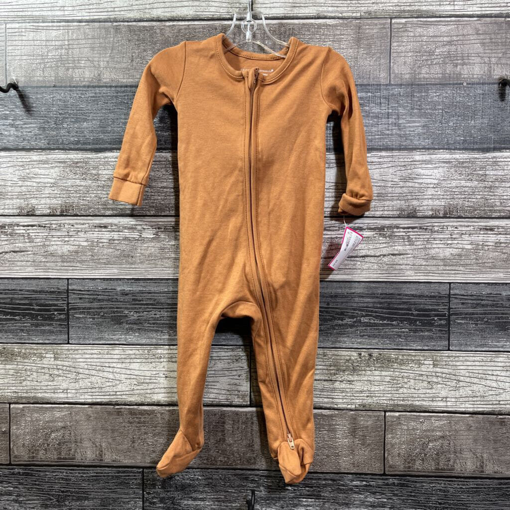 COLORED ORGANICS FOOTIE PJ 3-6 MO