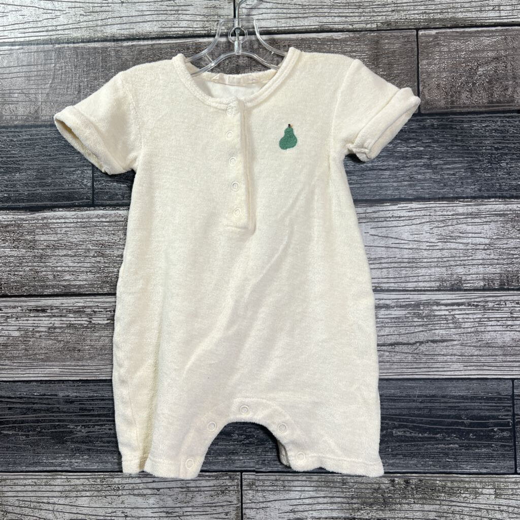 FINN & VINCE ORGANIC 1PC TERRY ROMPER 3-6 MO
