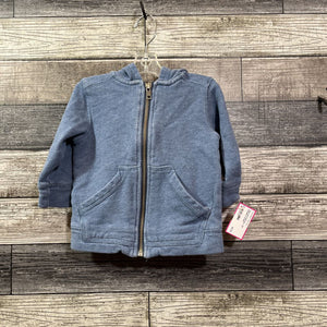 TEA COTTON FULL ZIP HOODIE 6-12 MO