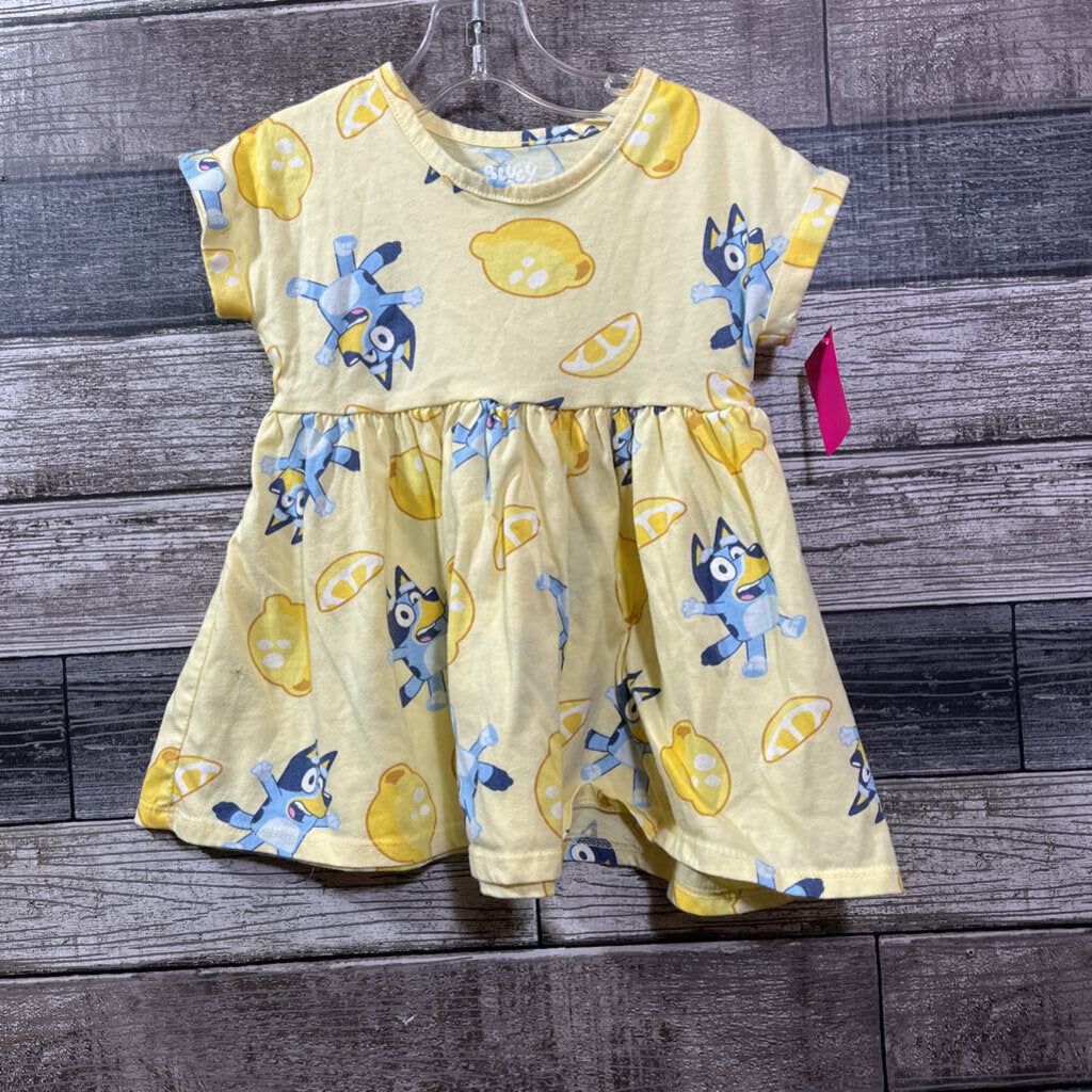 BLUEY SS DRESS 12 MO