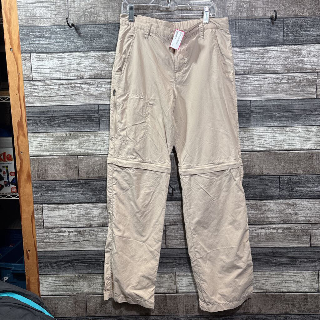 COLUMBIA NYLON OMNI SHADE ZIP OFF PANTS 14/16