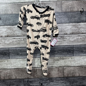 KICKEE PANTS BAMBOO FOOTIE PJ 3-6 MO