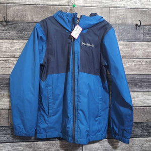 COLUMBIA FLEECE LINED OMNI TECH RAIN JACKET 10/12
