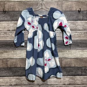 TEA LS WOVEN COTTON FLORAL DRESS 5