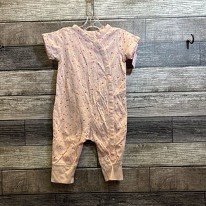 HANNA SS ORGANIC PIMA COTTON ROMPER 60 / 3-6 MO