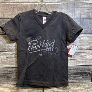 PORTLAND OREGON SS V-NECK T-SHIRT 2