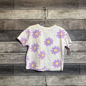 ZARA SS BOXY FLORAL T-SHIRT 3/4