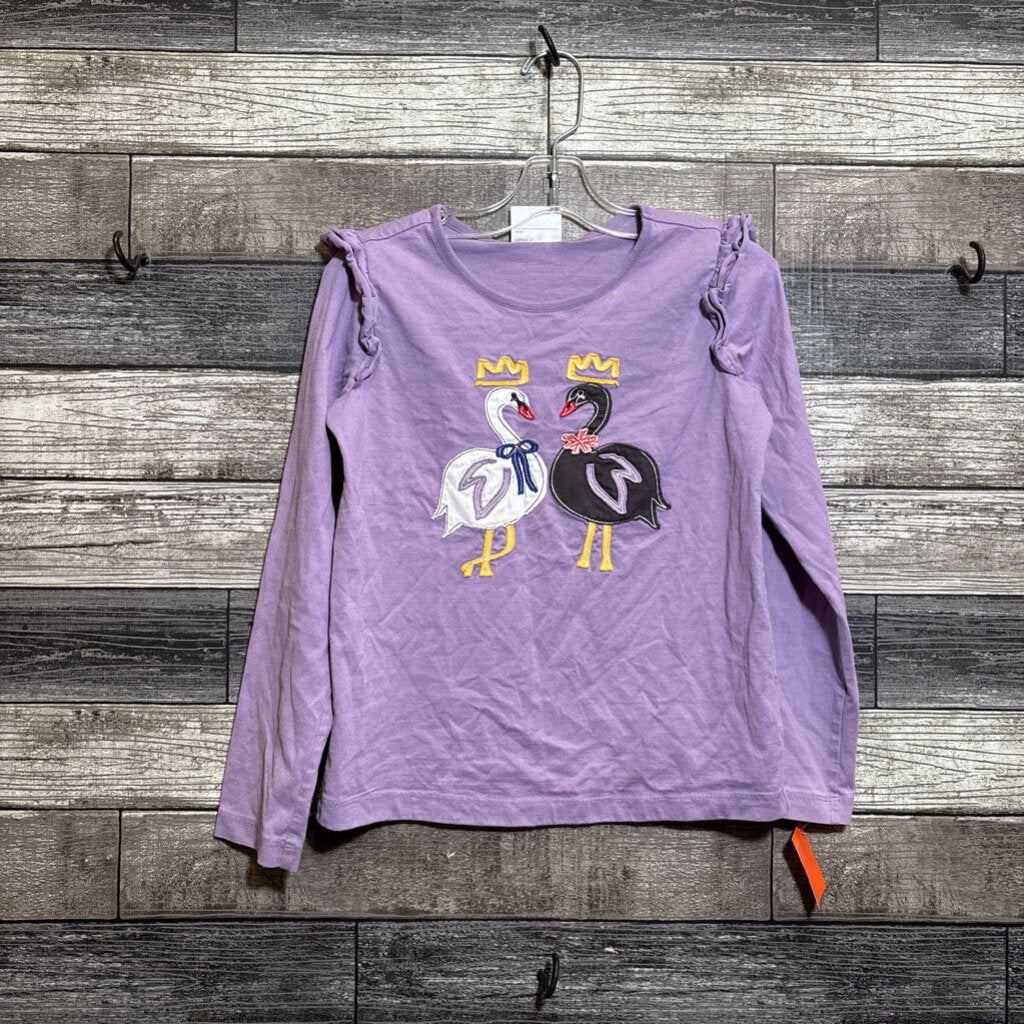HANNA LS APPLIQUE COTTON T-SHIRT 130 / 8