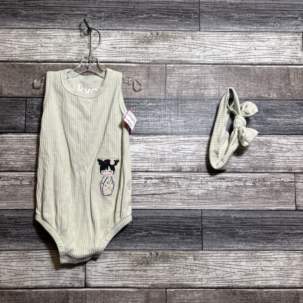 KYO TANK BODYSUIT WITH HEADBAND 18-24 MO