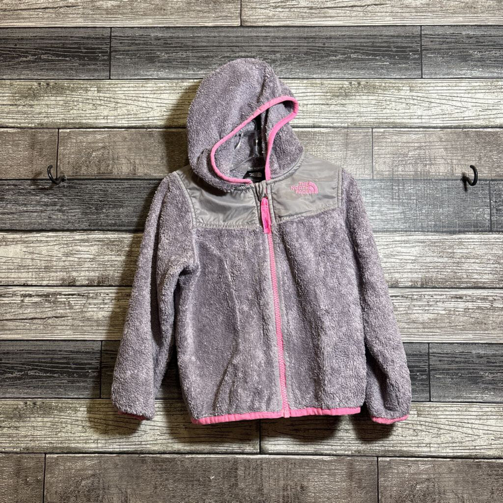 NORTH FACE HOODED OSO FLEECE JACKET 4T