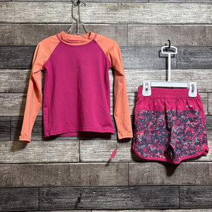 COLUMBIA 2PC RASH GUARD + SHORTS 4