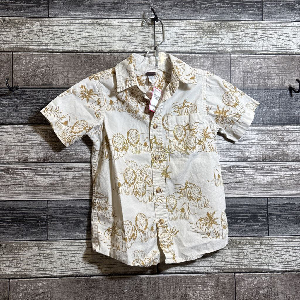 TEA SS BUTTON DOWN LION SHIRT 6