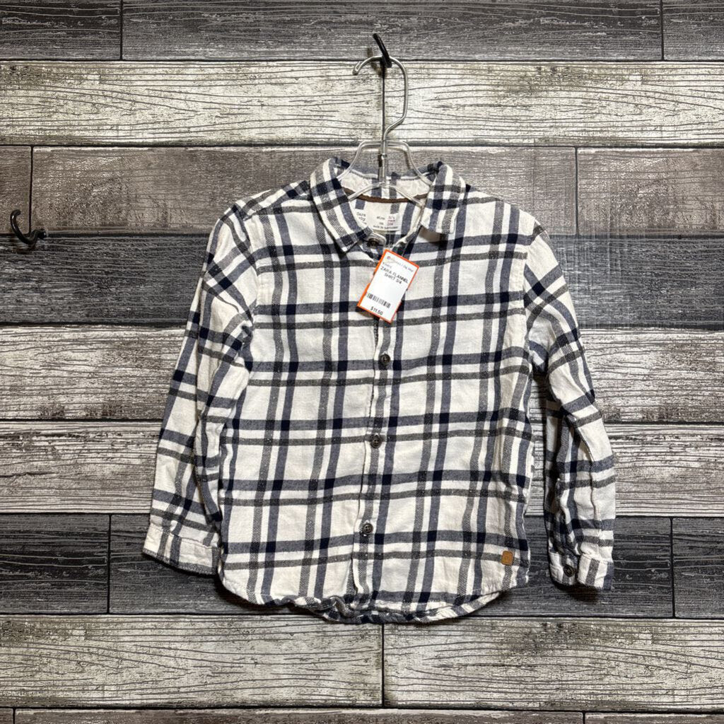 ZARA FLANNEL SHIRT 3/4