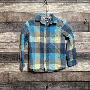 TEA LS BUTTON DOWN PLAID SHIRT 7