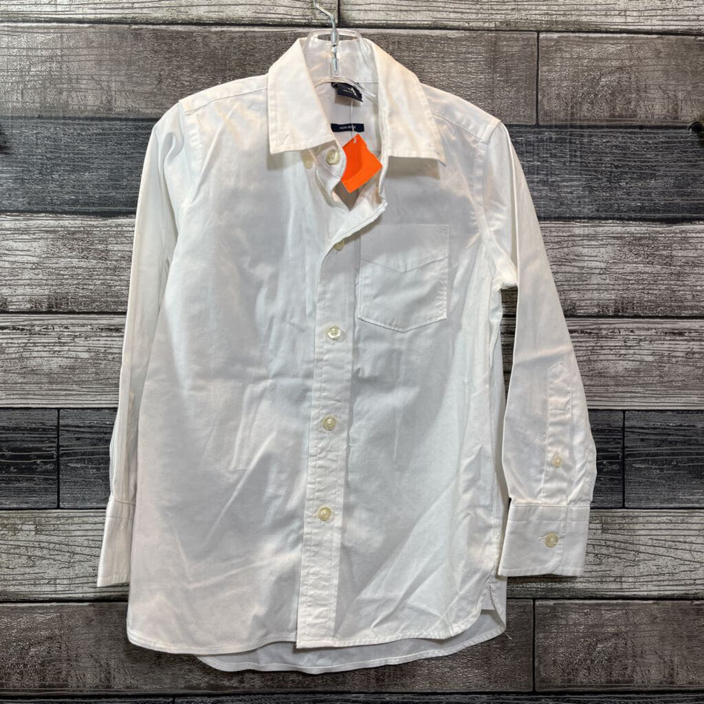 GAP LS WHITE DRESS SHIRT 5/6