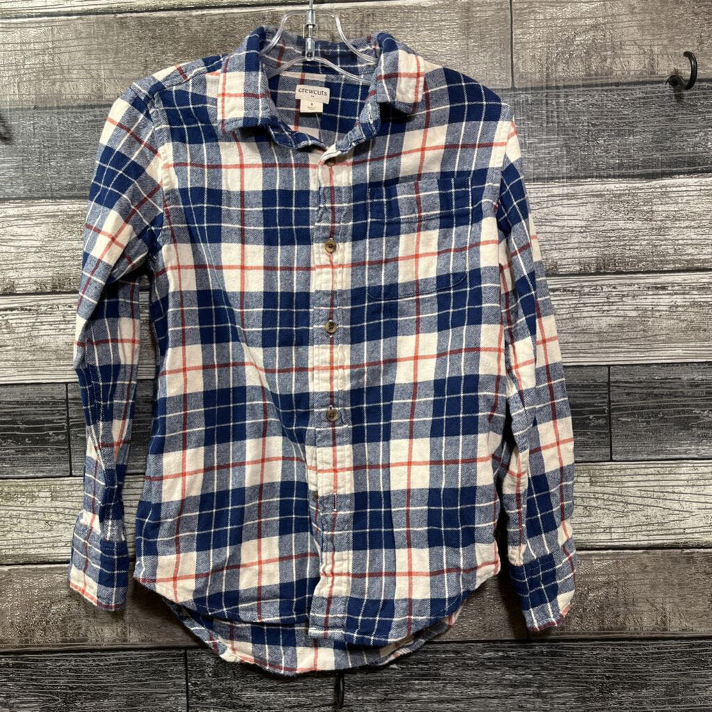 CREWCUTS LS FLANNEL BUTTON DOWN SHIRT 8