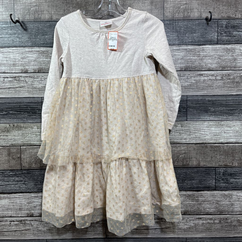 HANNA LS TIERED TULLE SKIRT DRESS 120 / 6-7