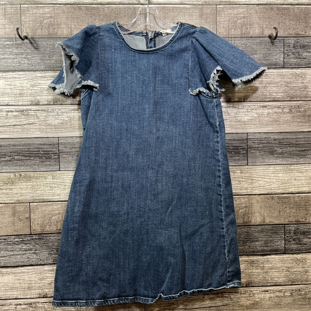 STEM DENIM SHOULDER PUFF DRESS 8