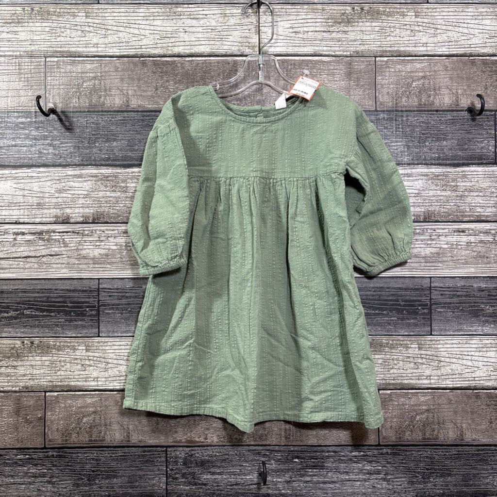 H&M LS WOVEN COTTON DRESS 3