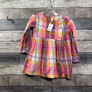 TEA LS FLANNEL PLAID DRESS 3