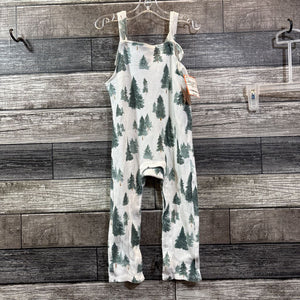 ANGEL DEAR BAMBOO COTTON TREE OVERALLS 18-24 MO