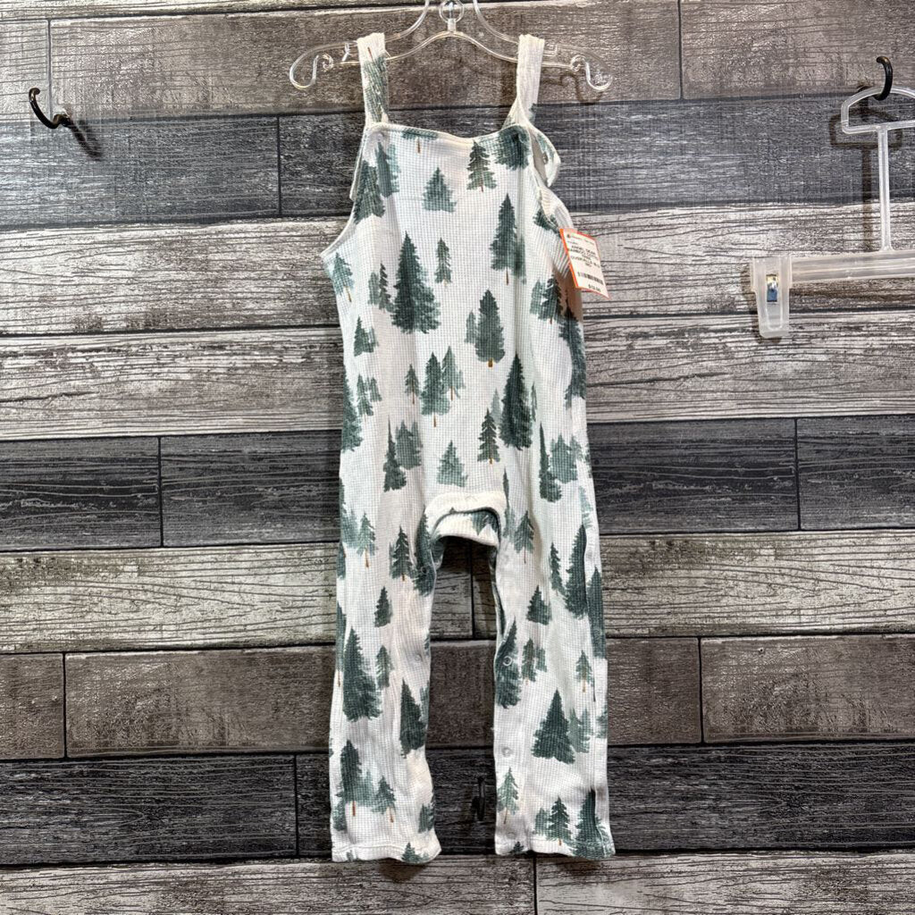 ANGEL DEAR BAMBOO COTTON TREE OVERALLS 18-24 MO