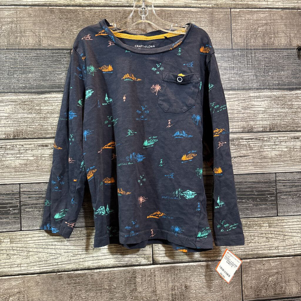 CRAFT + FLOW LS PRINTED T-SHIRT 5