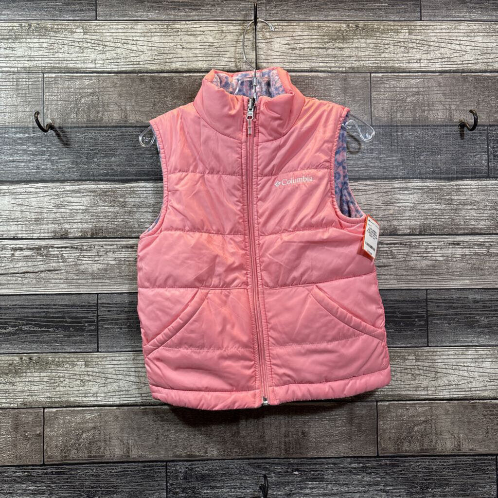 COLUMBIA REVERSIBLE FLEECE NYLON VEST 6/7