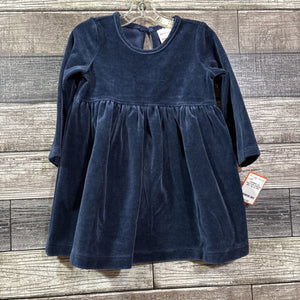 HANNA LS VELOUR DRESS 80 / 18-24 MO