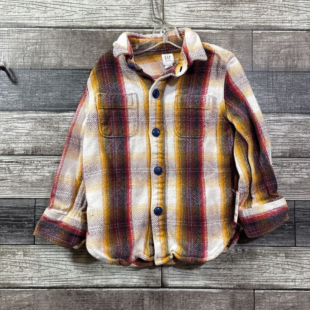GAP SS COTTON BUTTON DOWN SHIRT 4/5