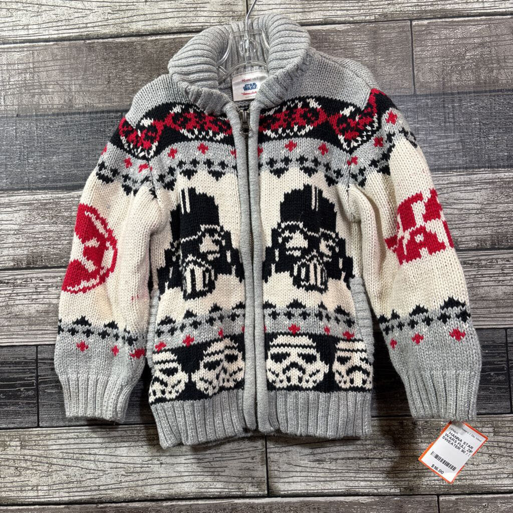 HANNA STAR WARS FULL ZIP SWEATER 90 / 3