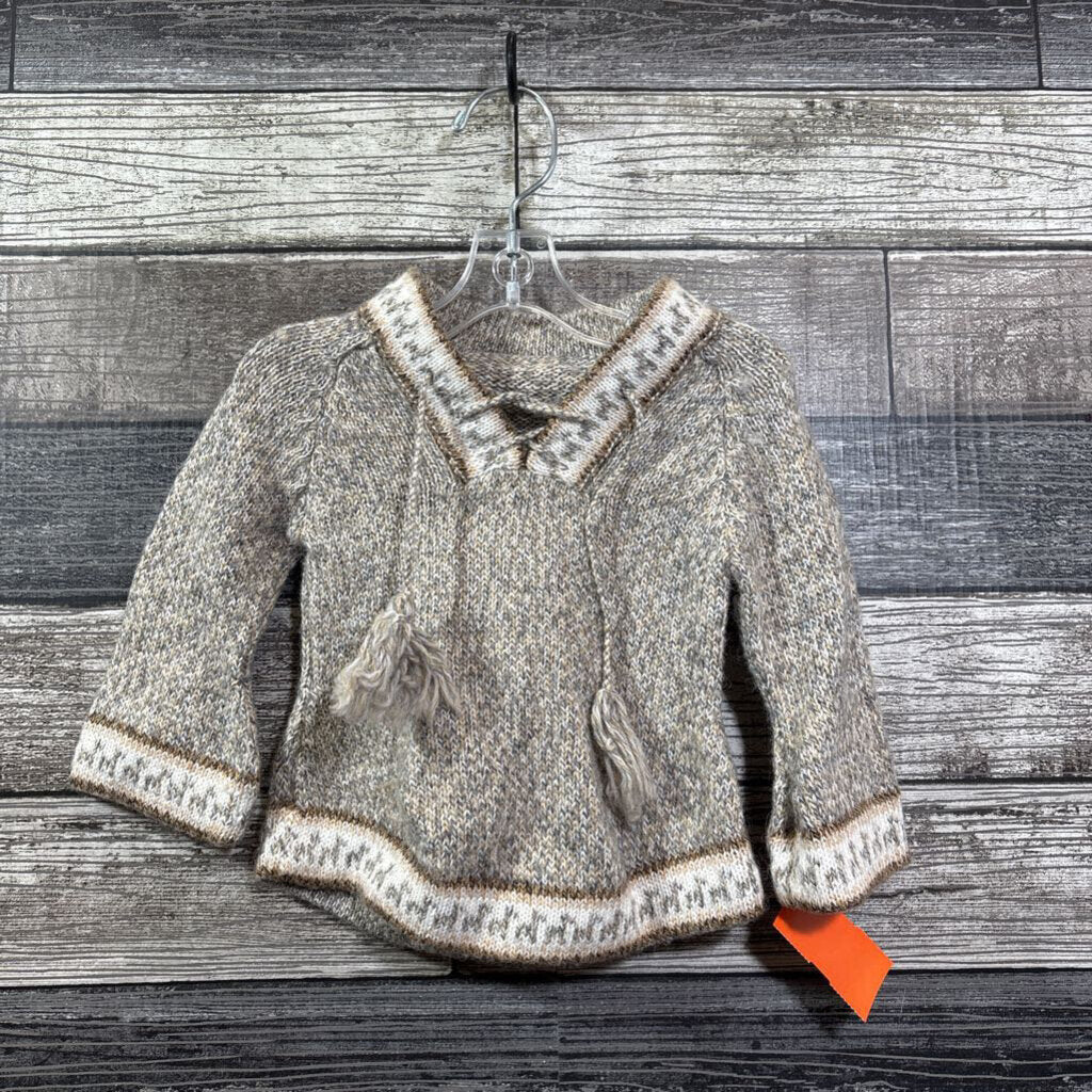 TIE V-NECK SWEATER 12 MO
