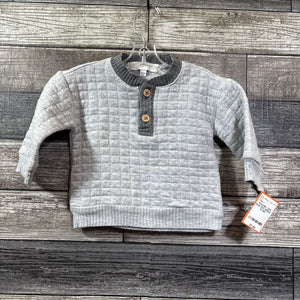 RACHEL ZOE QUILTED HENLEY 12 MO