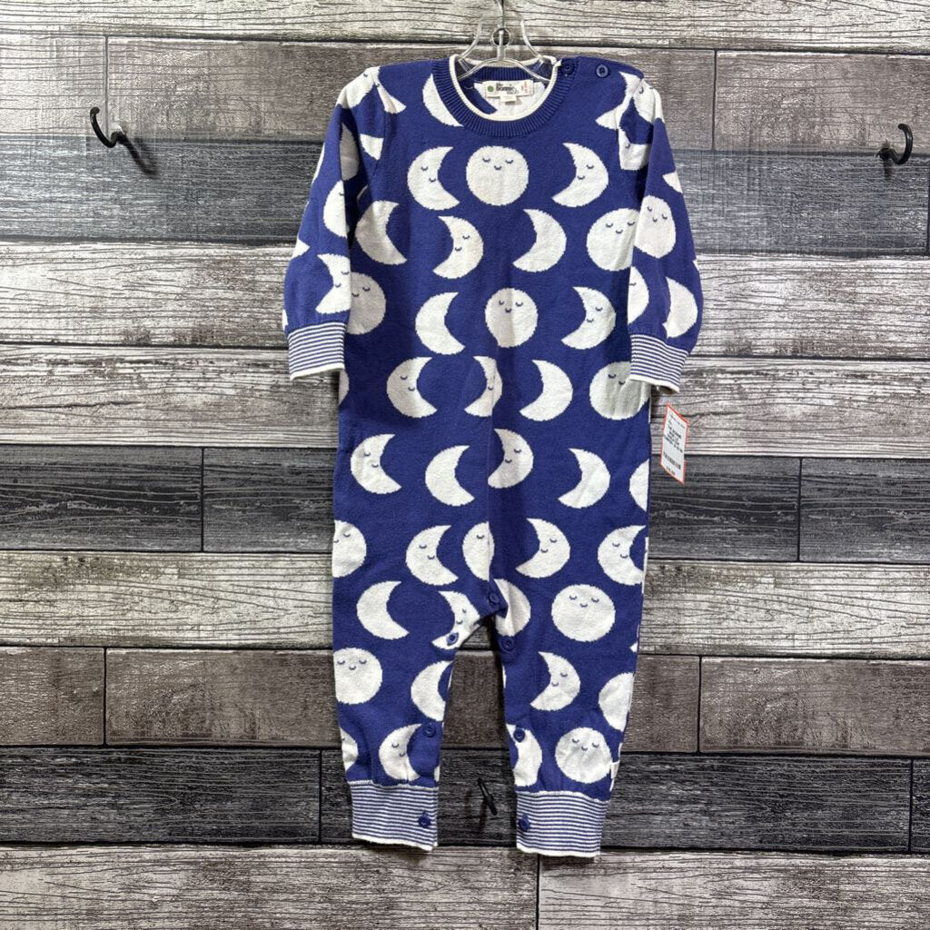 THE BONNIE MOB LS SWEATER ROMPER 12-18 MO