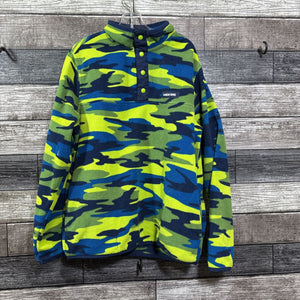 LANDS END SNAP BUTTON PULLOVER FLEECE