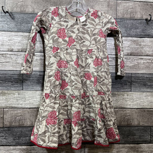 YO BABY LS COTTON FLORAL DRESS 4