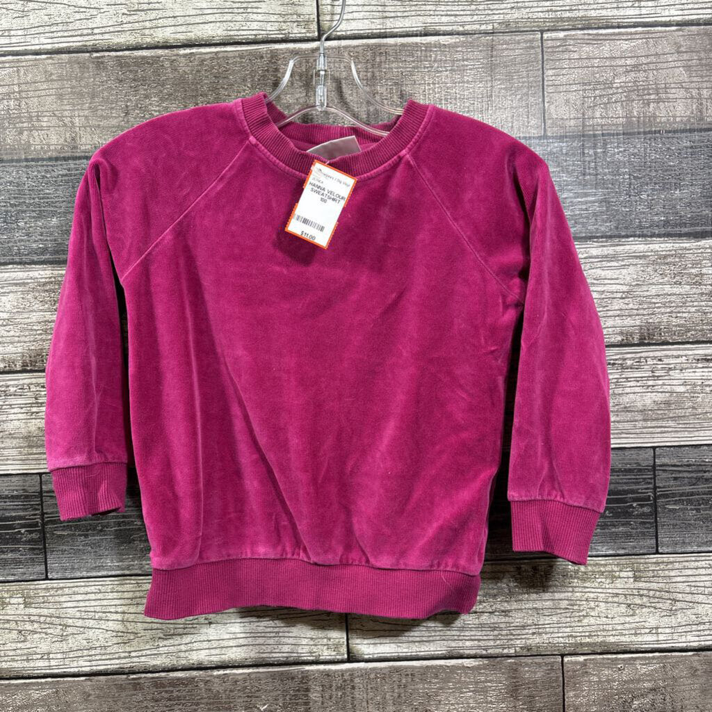 HANNA VELOUR SWEATSHIRT 100